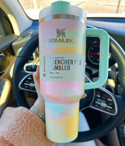 Stanley Quencher H2.0 Tumbler Cup 40oz/1.18L Stainless Steel Tumbler with Straw Lid - Double Wall Vacuum Insulated Car Travel Mug