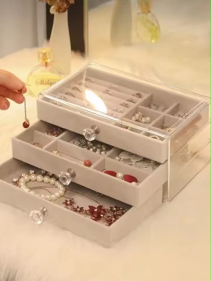 3 drawer jewellery box