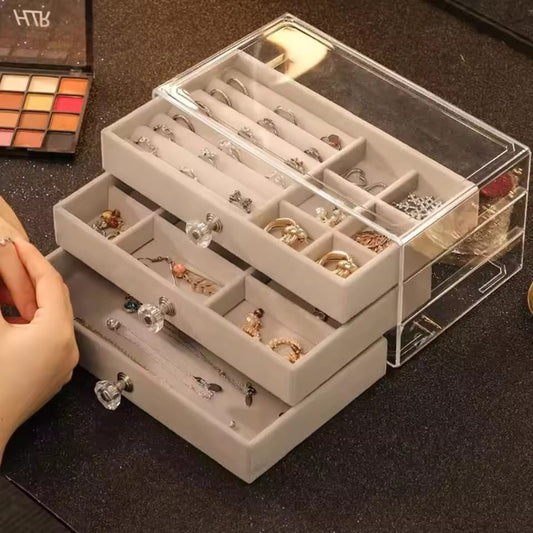 3 drawer jewellery box
