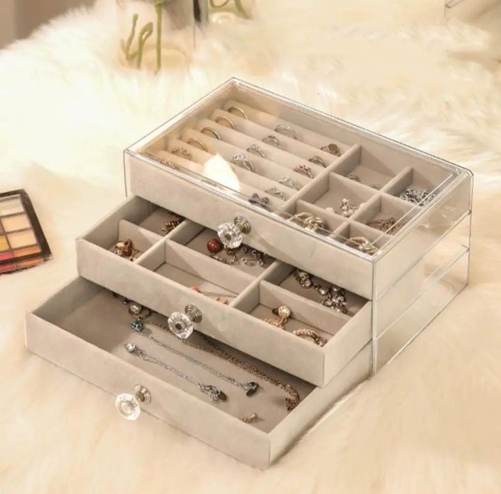 3 drawer jewellery box