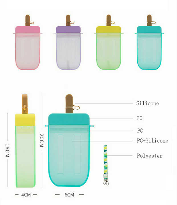 Popsicle water bottle