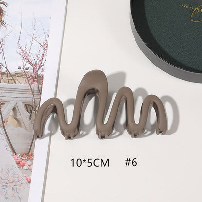 Wavy matt Hair clip