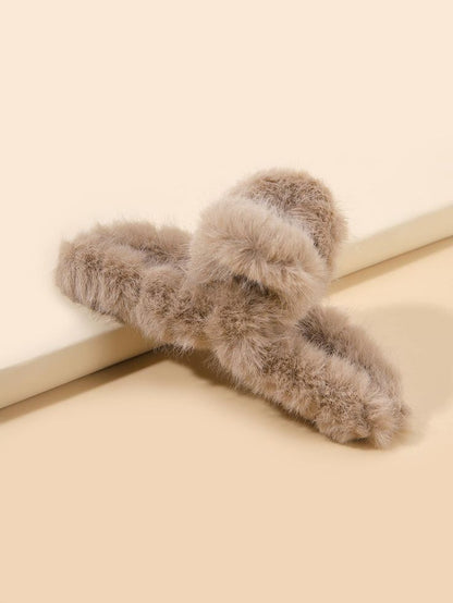 Furr faux Hair clip