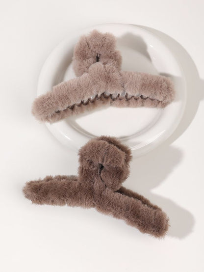 Furr faux Hair clip