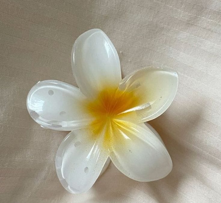 Tropical flowers claw clip large size 250 each