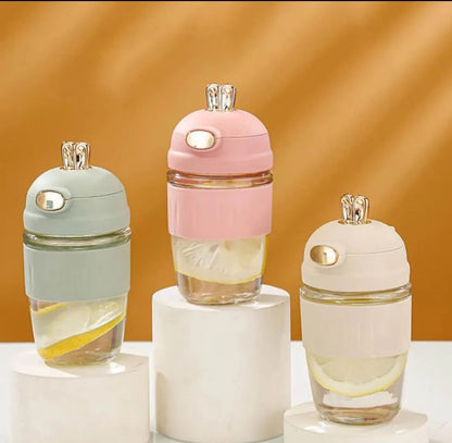 Cute Rabbit Straw Cup